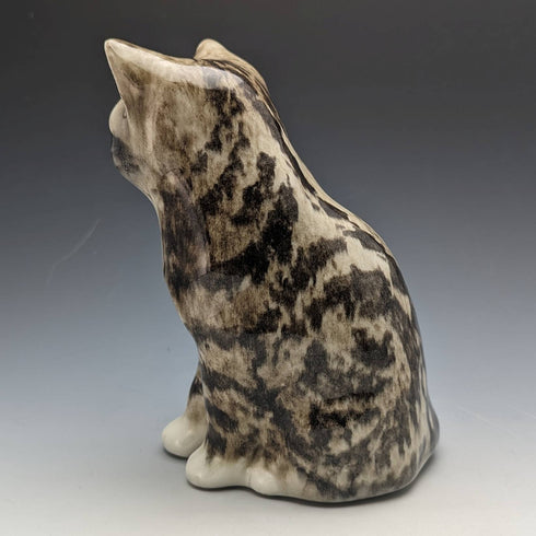 British Winstan Ray Kensington Cat Pheasant Pottery Figurine (Size 2)